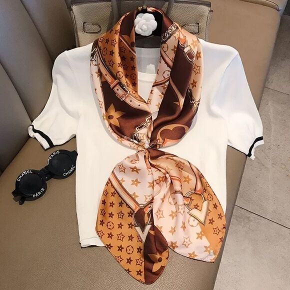 Accessories - 90*90cm Satin Silky Women Scarf